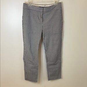 Ann Taylor Striped Devin Fit Trousers NWOT